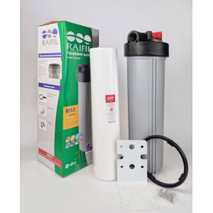 Магистральный фильтр Raifil Big Blue 20 Gray с картриджем SC-20-BP
