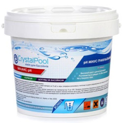 Crystal Pool препарат для снижения уровня рН в бассейне рH-Minus, 5 кг  