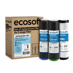 Комплект картриджей Ecosoft улучшенный для тройных фильтров (CRV3ECO)   