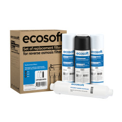 Комплект картриджів Ecosoft Standard 1-2-3 + постфільтр 