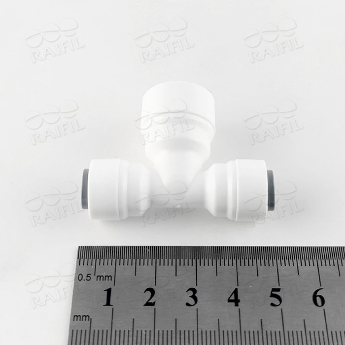 Фитинг Т-образный Raifil 1803-D (трубка 1/4"-трубка 1/4"-трубка 3/8")