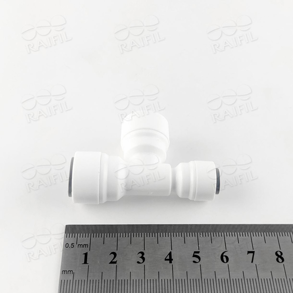 Фітинг Т-подібний Raifil 1803-E (трубка 1/4"-трубка 3/8"-трубка 3/8")