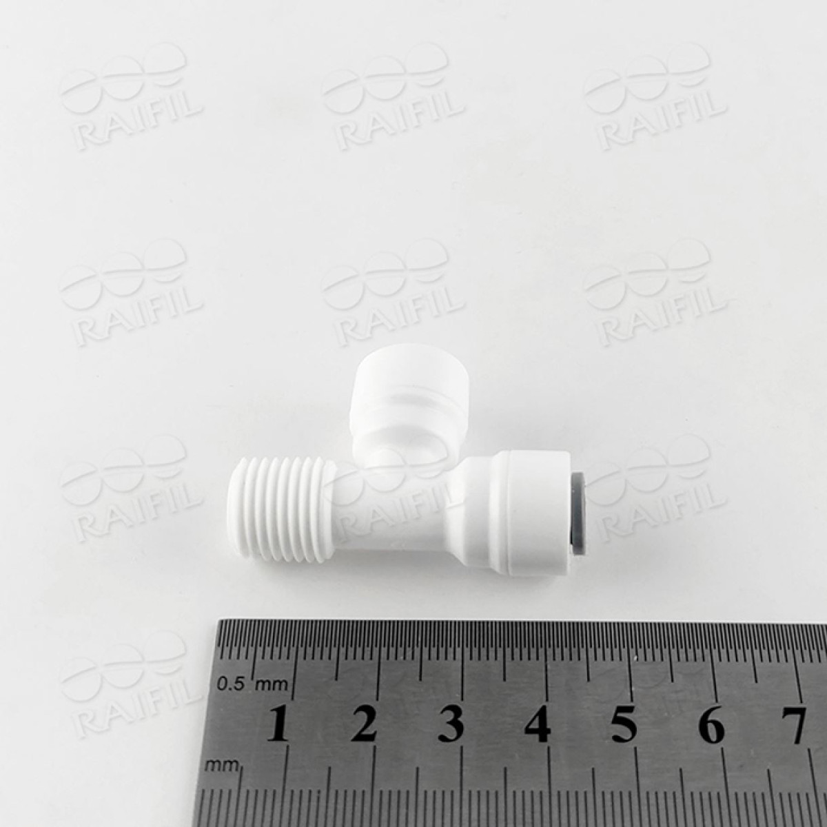 1804-А Raifil фитинг Т-образный (резьба 1/4"- трубка 1/4"- трубка 1/4")