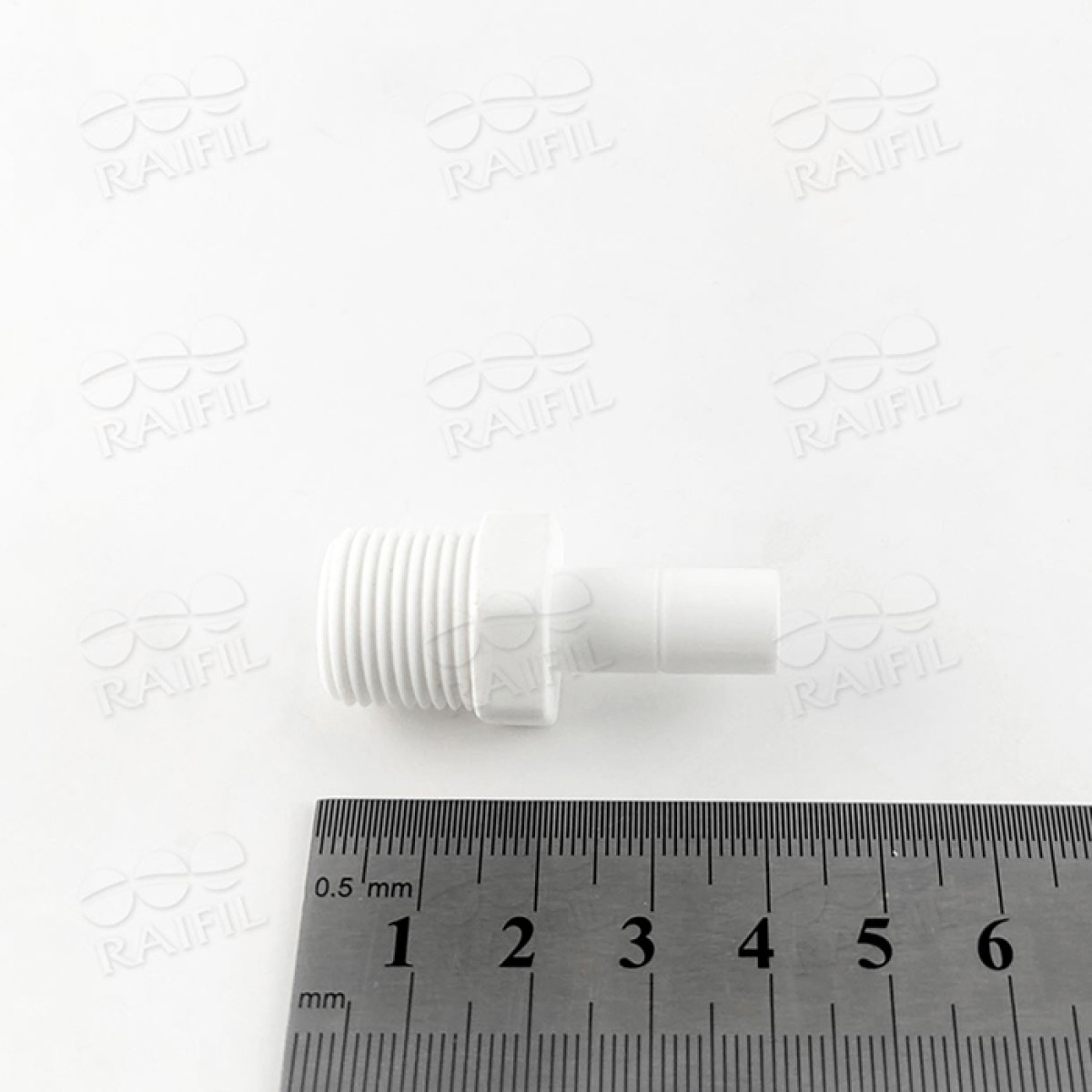 6SA6 Raifil прямий фітинг (стрижень 3/8"- різьба 3/8")