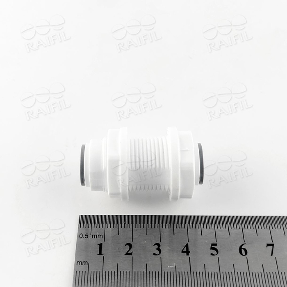 Фитинг прямой Raifil 1807-B (трубка 3/8"-трубка 3/8")