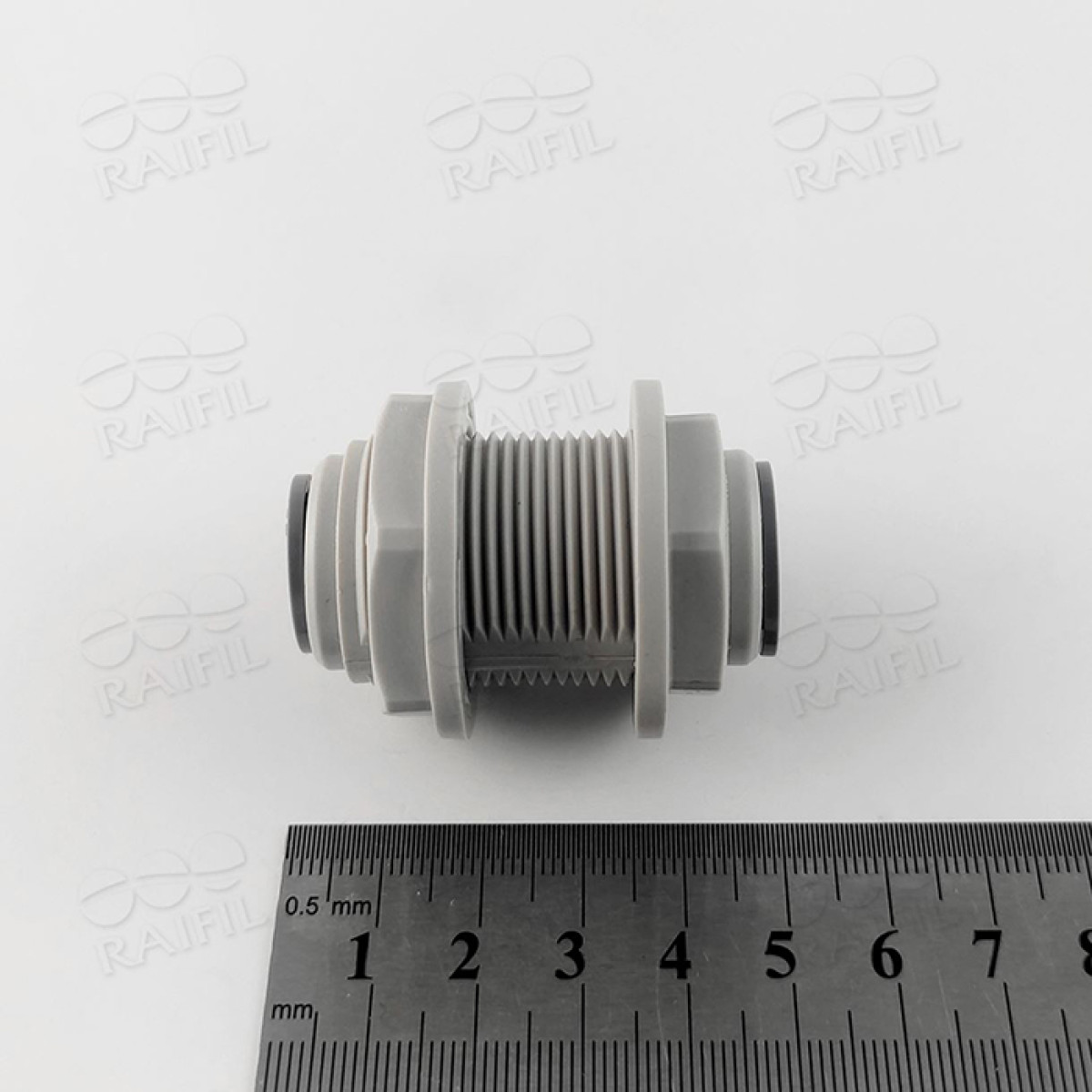 Фитинг прямой Raifil 1807-F (трубка1/2"- трубка 1/2")