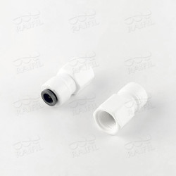 4FC4 Raifil фитинг для крана (трубка1/4"- резьба 1/4") 