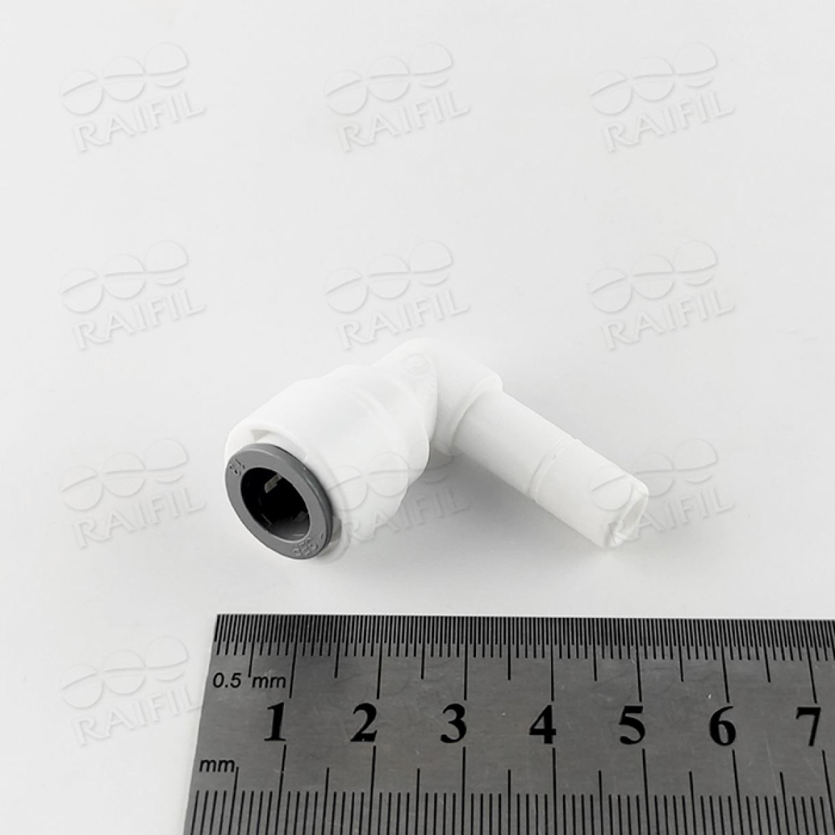1814-B Raifil фитинг угловой (трубка 3/8"- стержень 3/8")