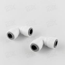 Кут Raifil 1818-B трубка-трубка 3/8"-3/8"