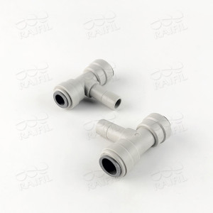 1820-D Raifil фитинг Т-образный (трубка 1/2"- стержень 1/2"- трубка 3/8")