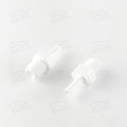 4SA4 Raifil фитинг прямой (стержень 1/4"- резьба 1/4")   