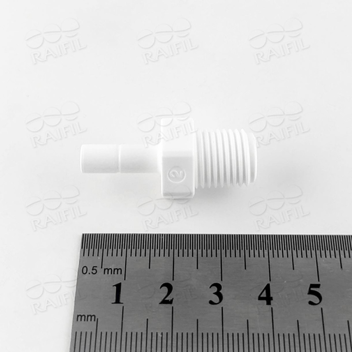 4SA4 Raifil прямий фітинг (стрижень 1/4"- різьблення 1/4")