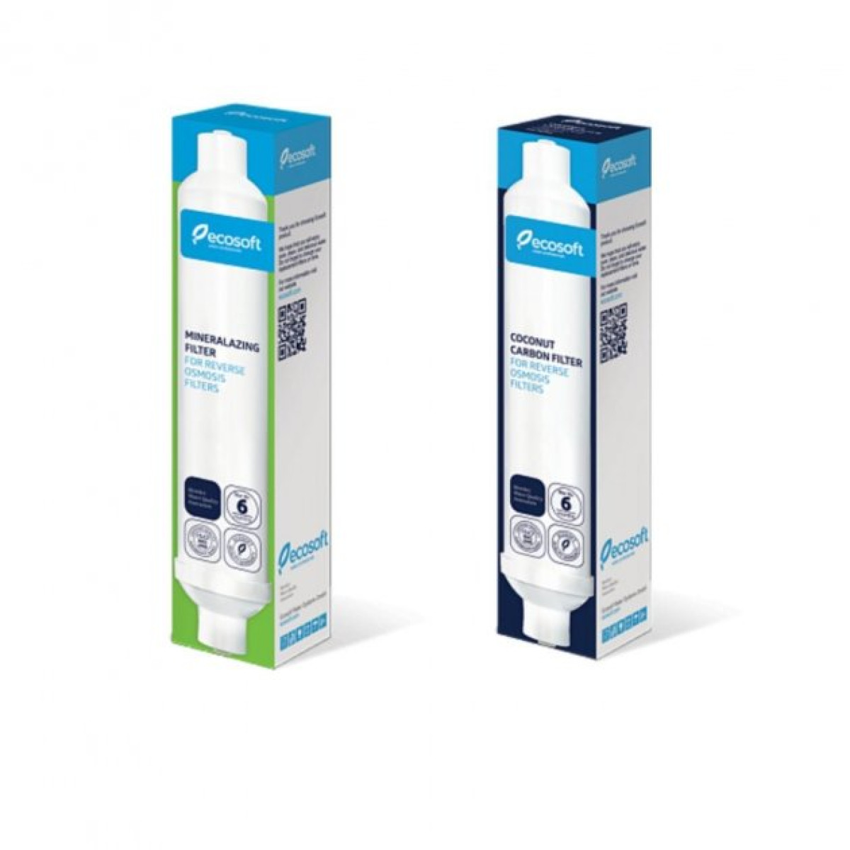 Комплект картриджей Ecosoft Absolute с минерализатором 6 шт