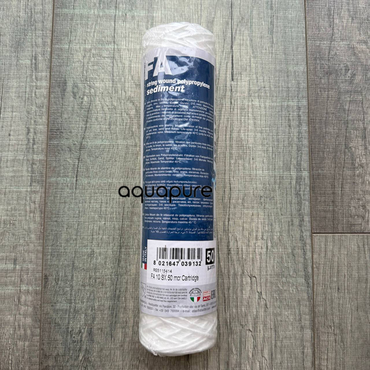 Картридж з поліпропіленової нитки Atlas Filtri FA 10" SX 50 MCR RE5115414