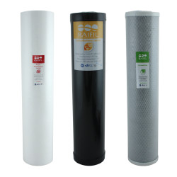 Комплект картриджів Big Blue 20" Raifil RESIN-CBC пом'якщення