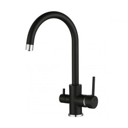 Смеситель кухонный Aquasanita Sabiaduo 2963-601 black metallic 