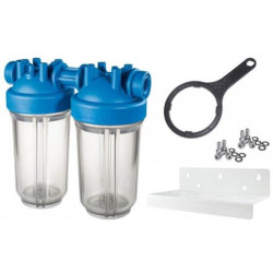 Корпус фільтра Atlas Filtri DP BIG DUO AB 1" IN 10" KIT (ZA1702711) 