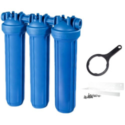Магістральний фільтр Atlas Filtri DP BIG TRIO AB 11/2" IN 20" KIT ZA1803912