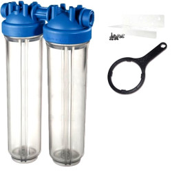 Корпус фільтра Atlas Filtri DP BIG DUO TS 1 1/2" IN 20" KIT ZA1802911