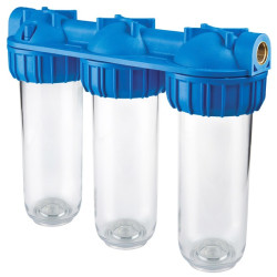 Корпус фільтра Atlas Filtri TRIPLEX PLUS 3P 1" 10" AFO SX TS RA112T741
