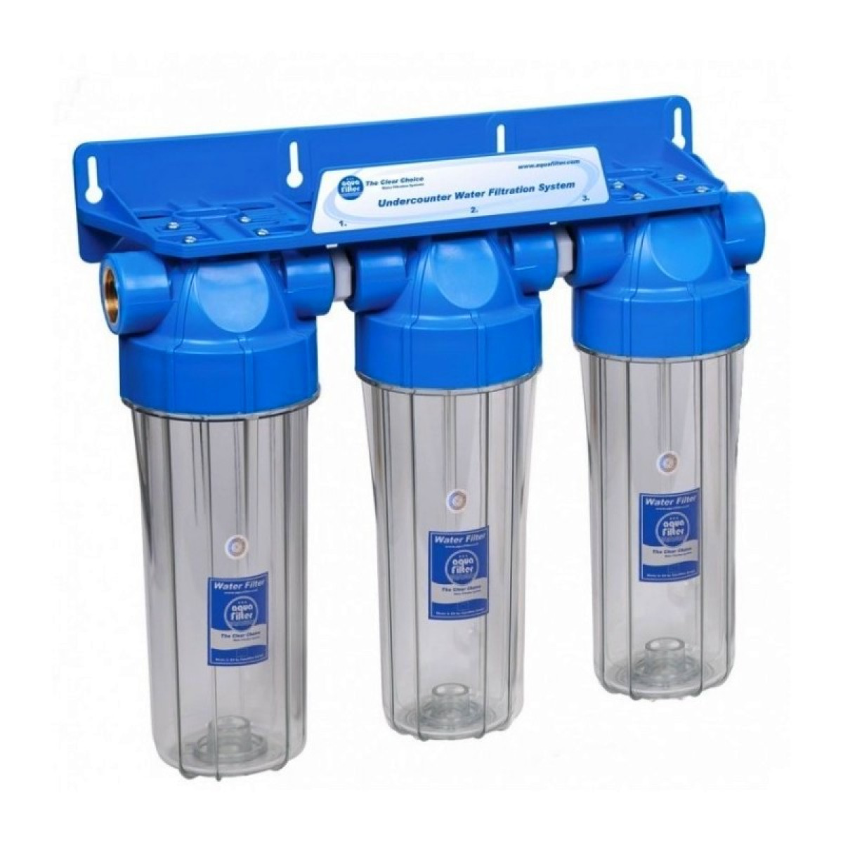 Магистральный фильтр Aquafilter FHPRCL12-B-TRIPLE