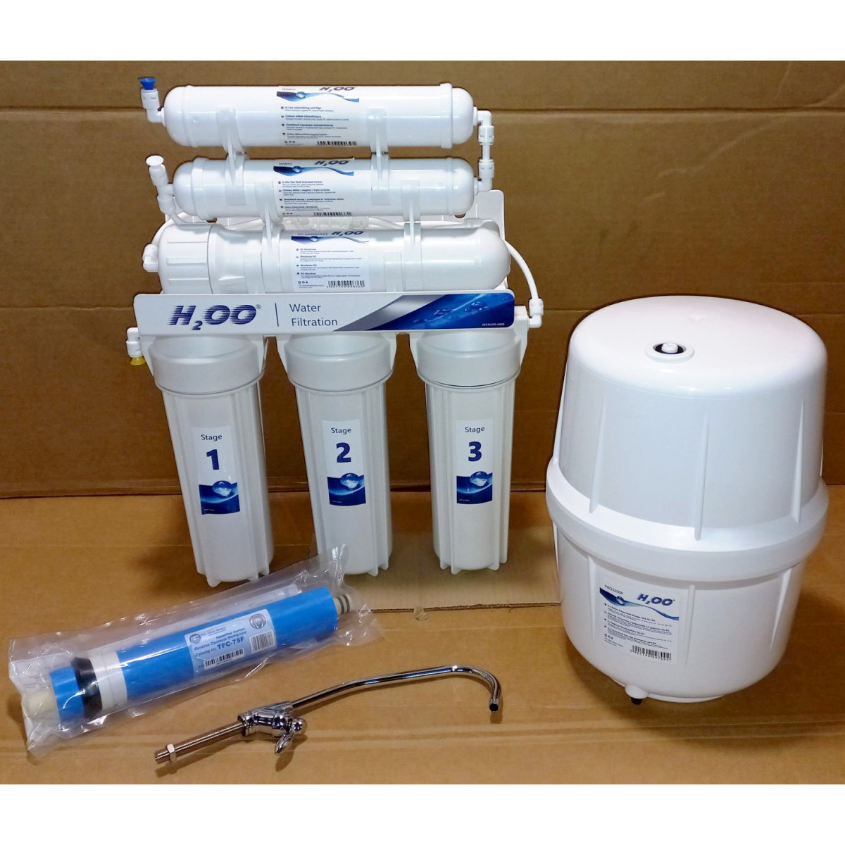 Система зворотного осмосу Aquafilter RX-RO6-H2OO