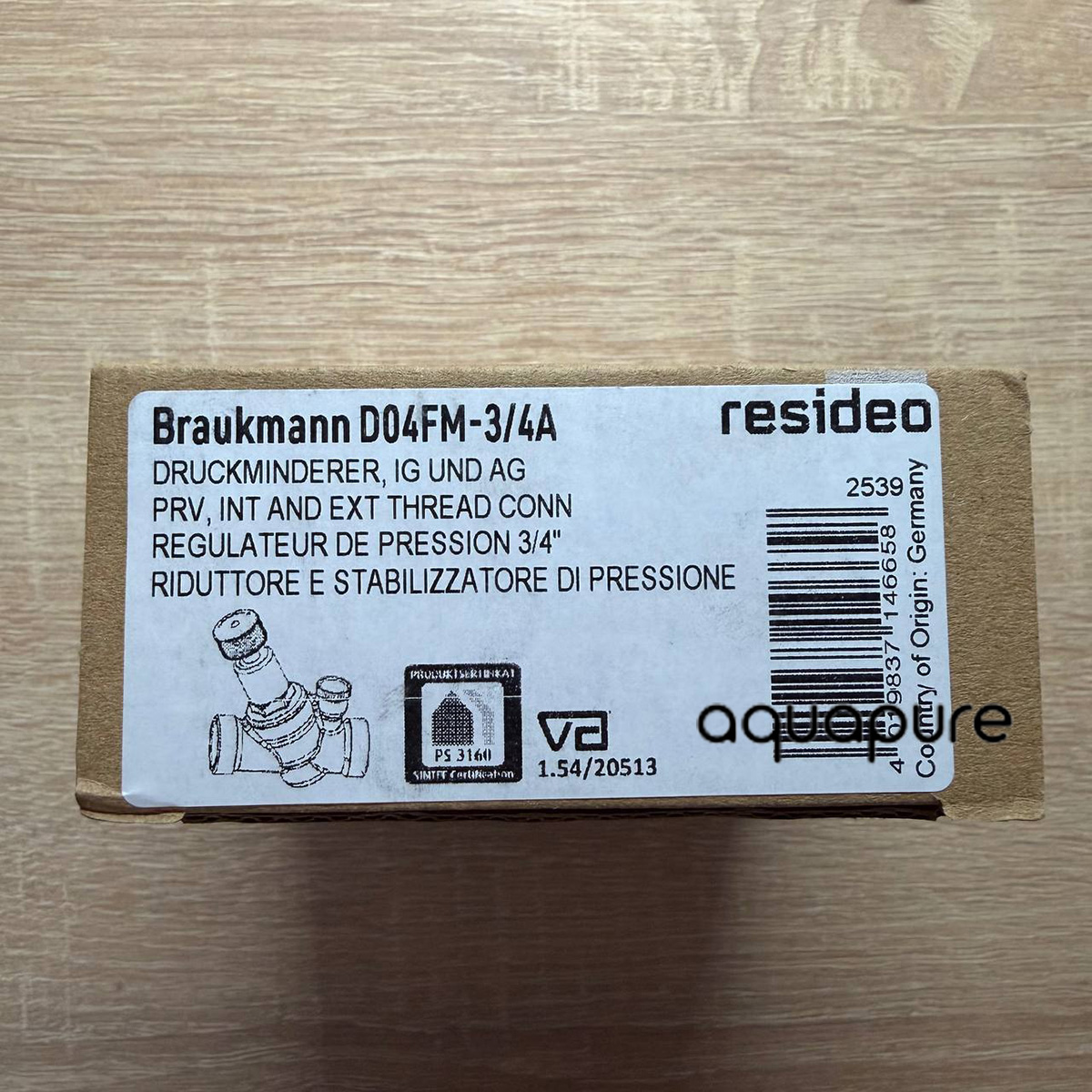 Редуктор давления Honeywell Resideo D04FM-3/4A