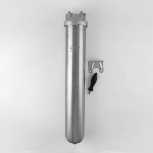 Магистральный фильтр из нержавеющей стали Raifil HMS-20B 3/4" с дренажным подключением 1/2"