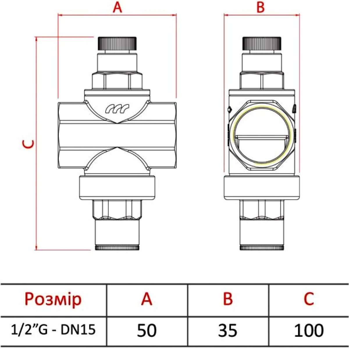 Редуктор давления F.A.R.G. 490 MINIRID 1/2″