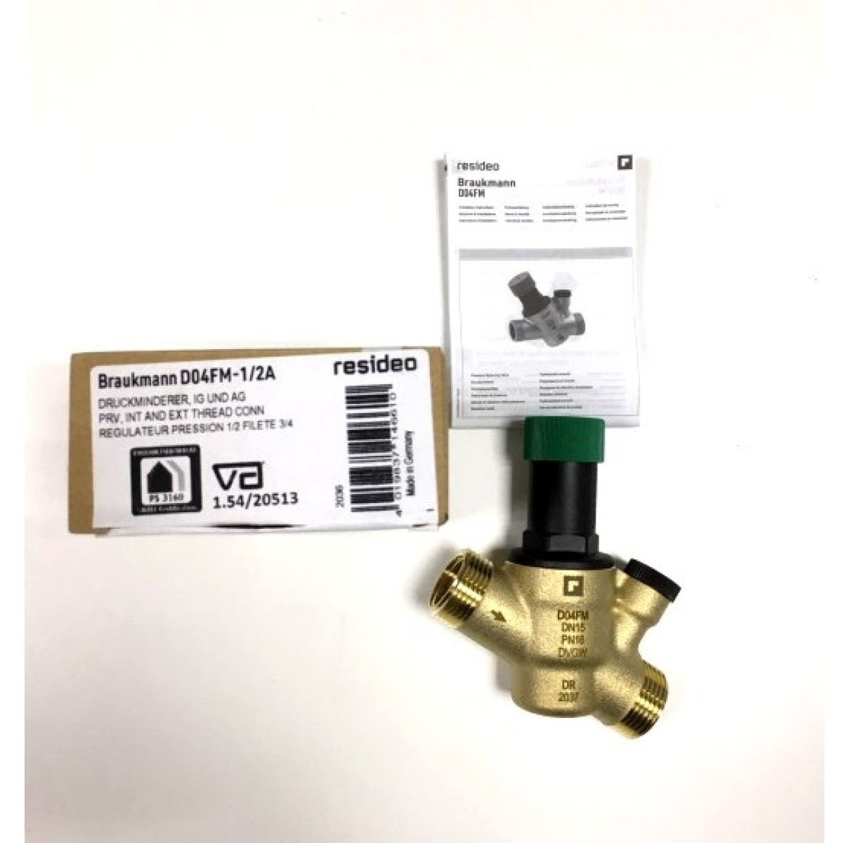 Редуктор давления Honeywell Resideo D04FM-1/2A