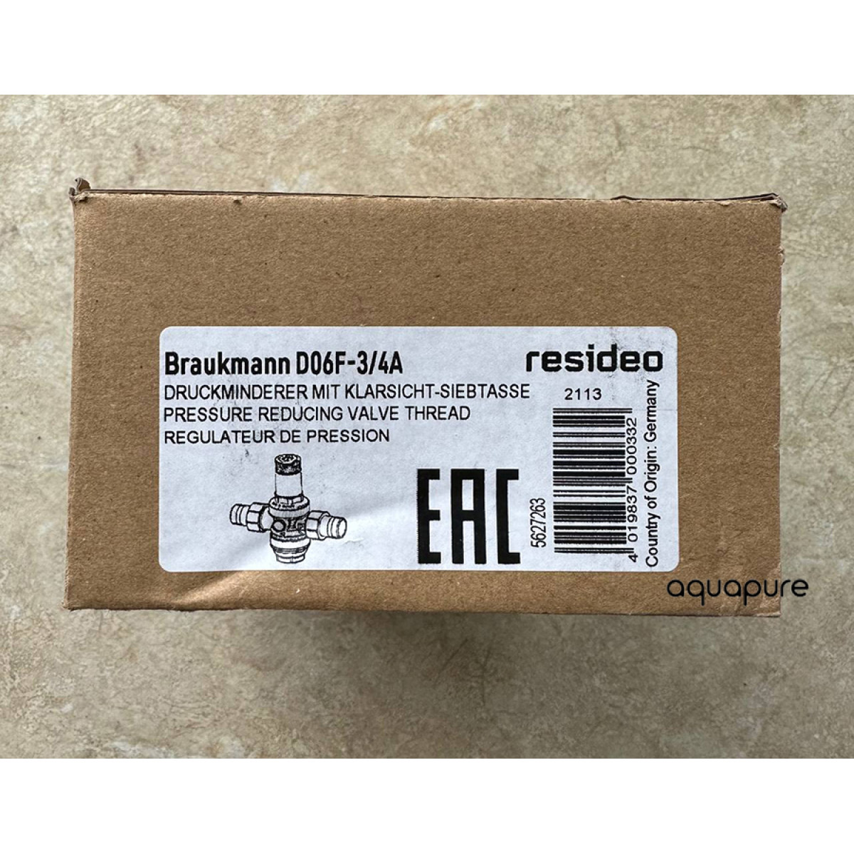 Редуктор тиску Honeywell Resideo D06F-3/4A