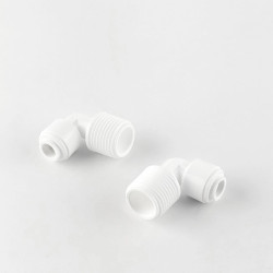 WA-ME0406 / 4me6 Фитинг угловой (трубка 1/4 - резьба внешняя 3/8) Organic
