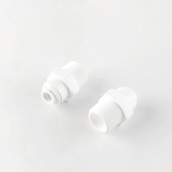 WA-MC0406 / 4mc6 Фитинг прямой (трубка 1/4 - резьба внешняя 3/8) Organic