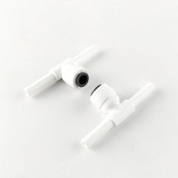 1820-H Фітинг Т-подібний (стрижень 1/4" - трубка 1/4" - стрижень 1/4")
