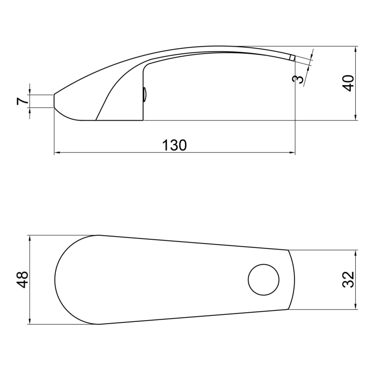 Ручка для змішувача Lidz (CRM) 57 81 040 02 Mars