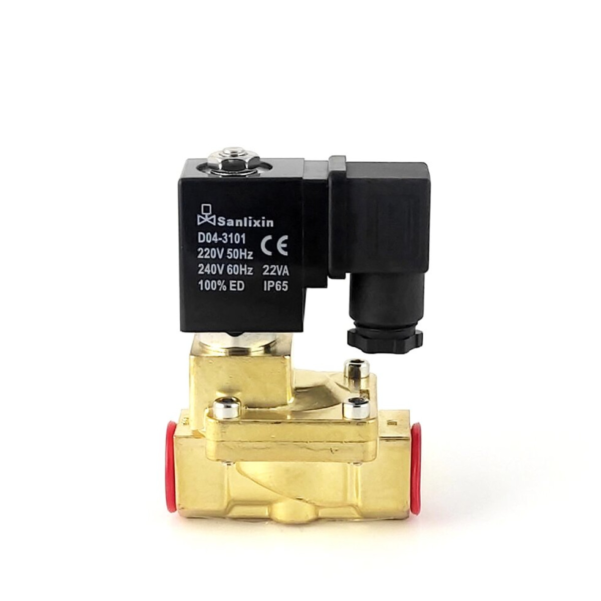 Нормально закрытый клапан косвенного действия 1/2 Sanlixin SLP1DF02E1D13 AC220V 0,5-16 bar