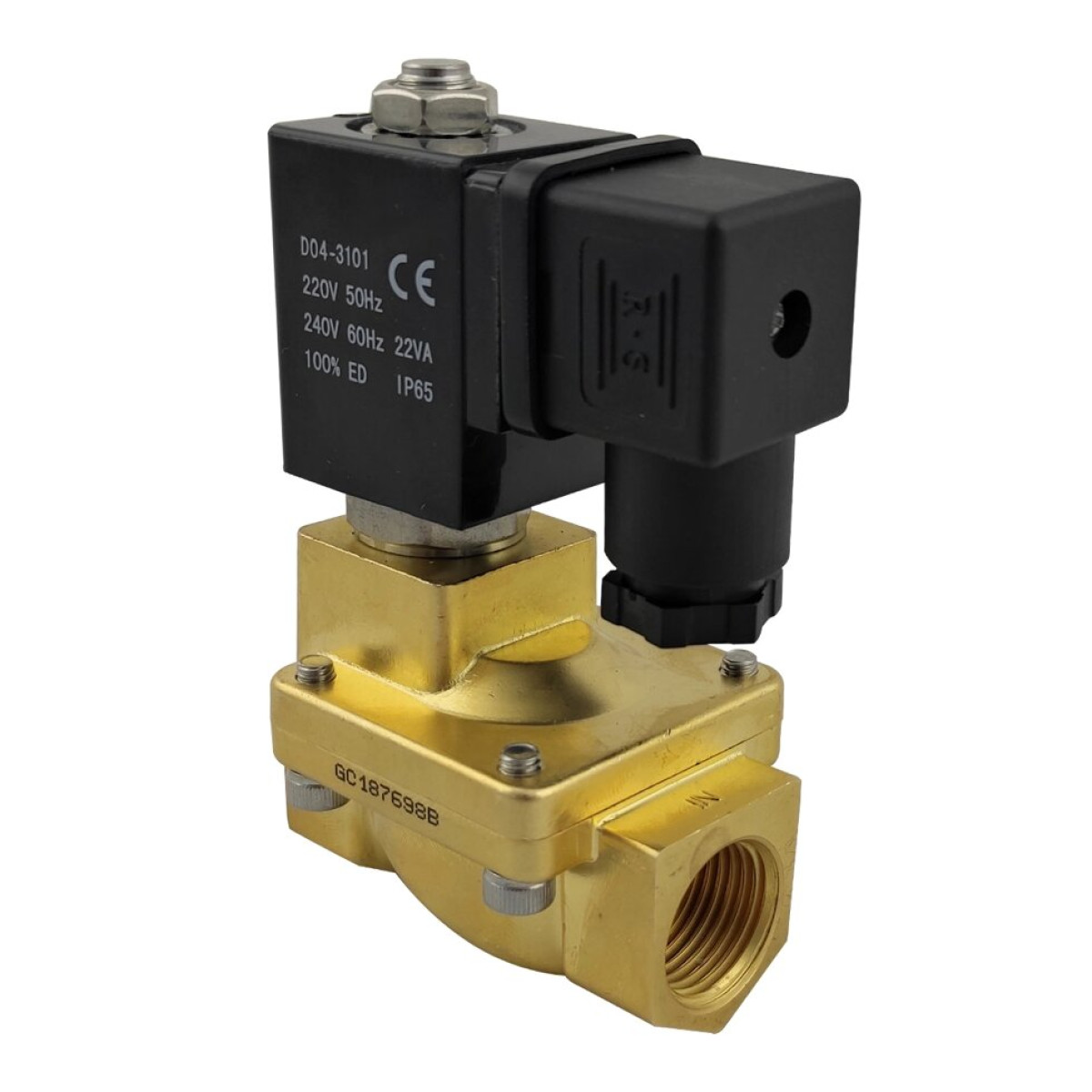Нормально закрытый клапан косвенного действия 3/4 RSP-20-E-AC220V 0,3-16 bar