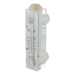 Ротаметр панельного типу FM 10-60 GPM 1 1/2" (LPM 40-240л/хв)