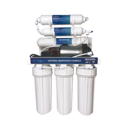 Система зворотного осмосу 6-ти ступенева з помпою Filtrons Modern (White)
