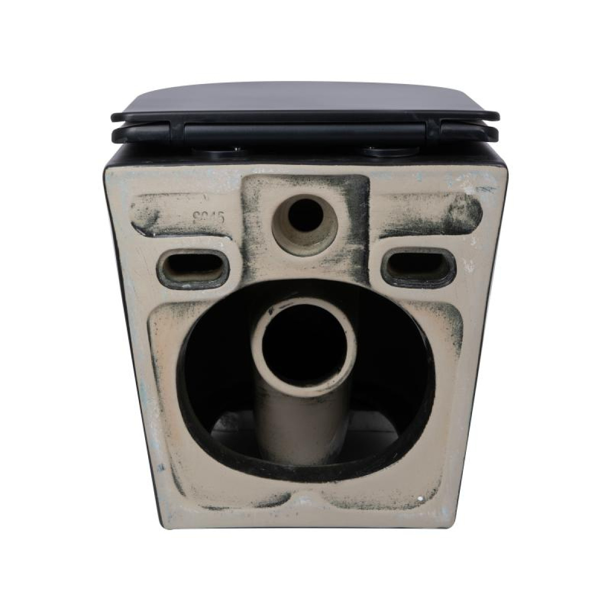 Унітаз підвісний Qtap Scorpio Ultra Quiet безобідковий з сидінням Soft-close MATT BLACK QT14332380AMB