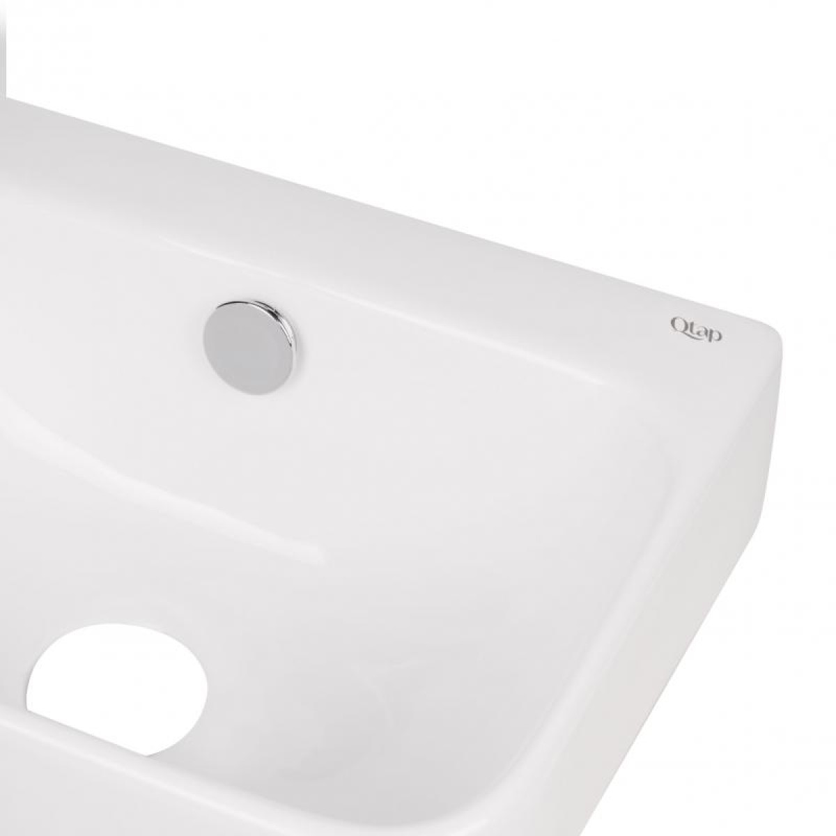 Раковина Qtap Tern 450х250х158 White QT17115117LWN