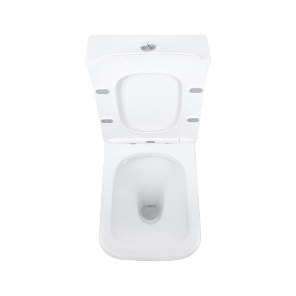 Унітаз підлоговий Qtap Aries Rimless безобідковий з сидінням Soft-close WHITE QT03228302W