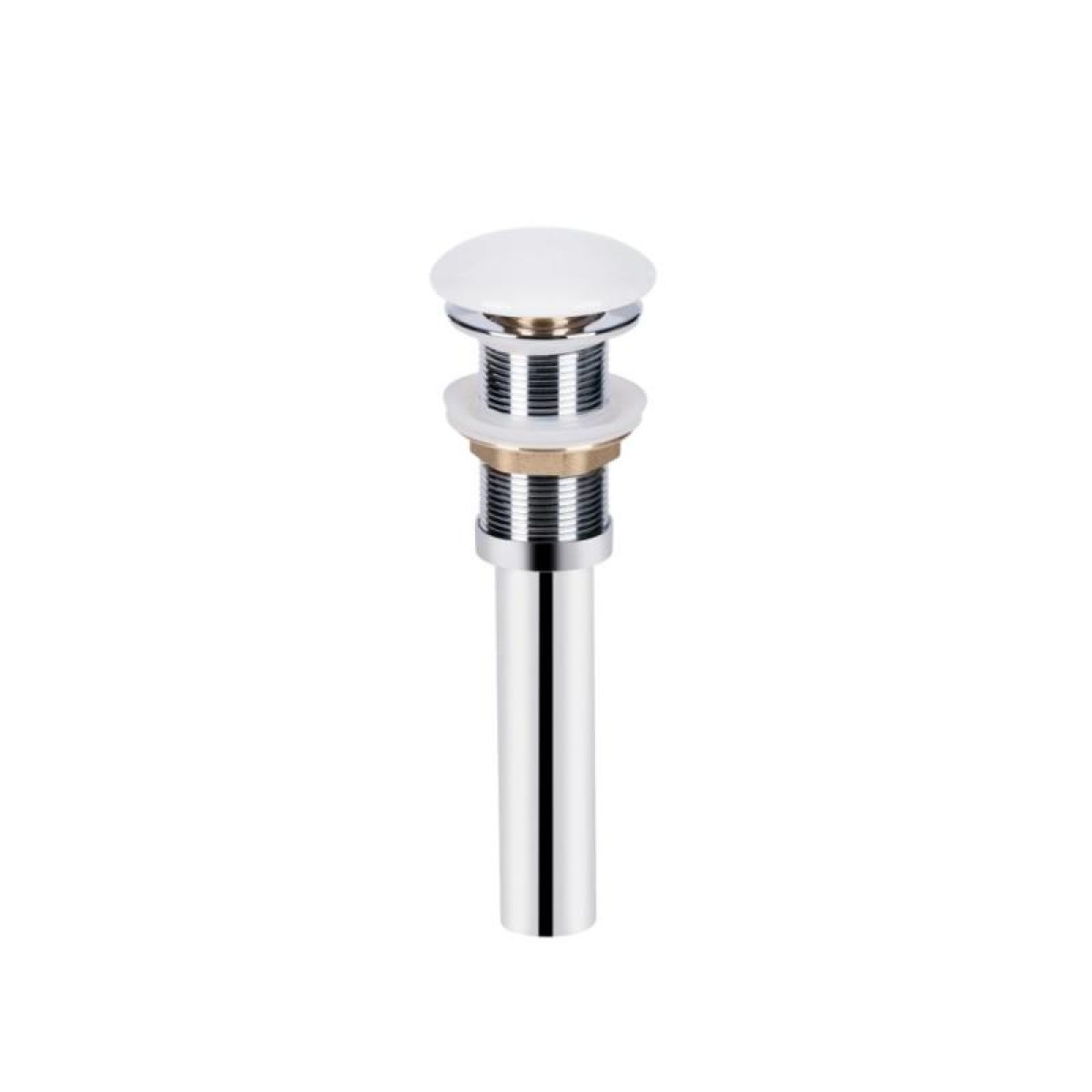 Комплект Qtap Owl: Раковина накладная круглая 400х400х155 мм White + Донный клапан PU02