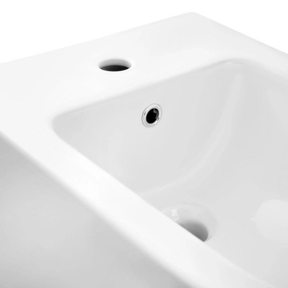 Комплект Qtap Crow 2 в 1: унитаз подвесной Rimless + биде подвесное