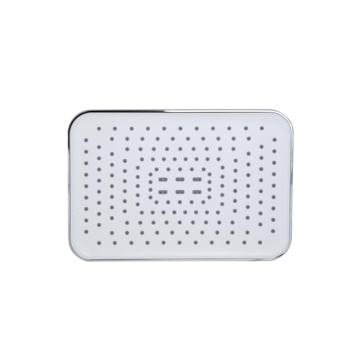 Лейка для верхнего душа Qtap Hlavova 260x180 мм прямоугольная QTHLA107CRM45785 Chrome/White