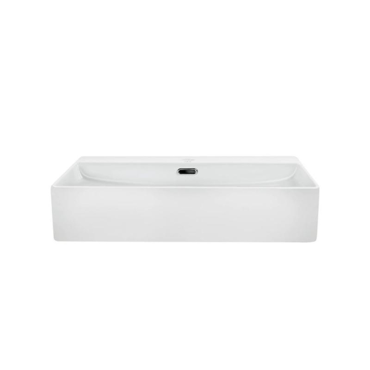 Комплект Qtap Nando LT: Раковина подвесная прямоугольная 600х440х130 мм White + Донный клапан PU02O