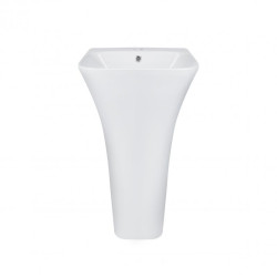 Раковина напольная моноблок Qtap Crow 450x435x835 White QT0511G315WN