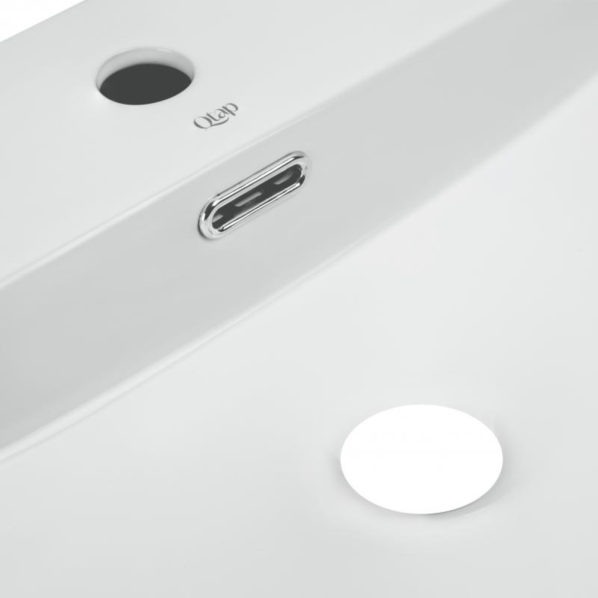 Раковина Qtap Nando LT 600х420х130 White QT12112173WN