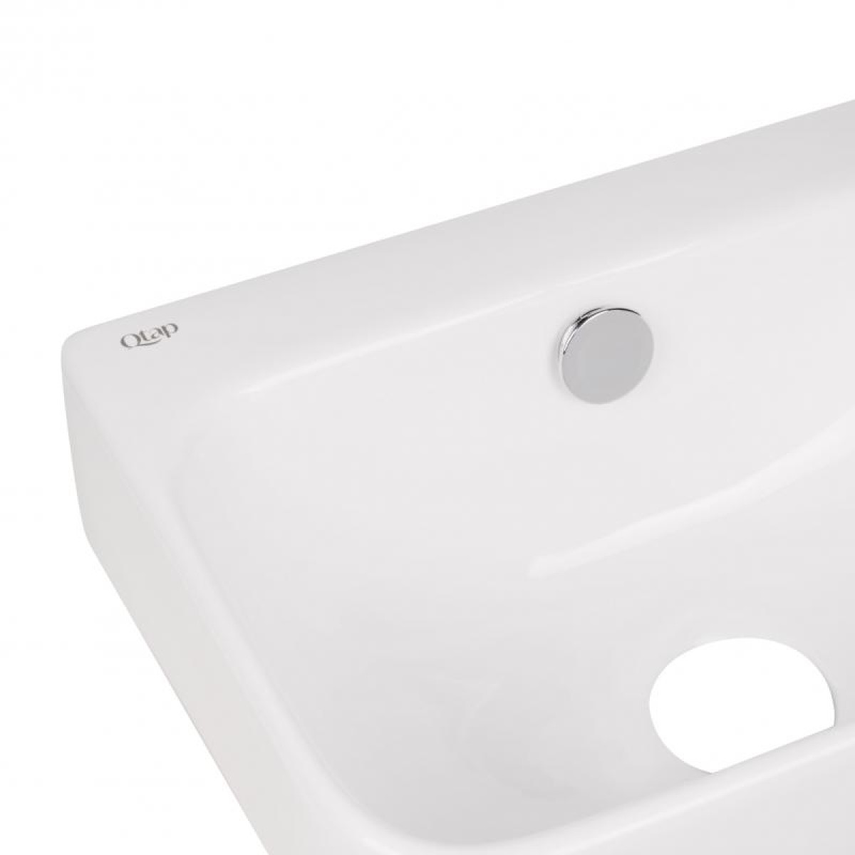 Раковина Qtap Tern 450х250х158 White QT17115117RWN