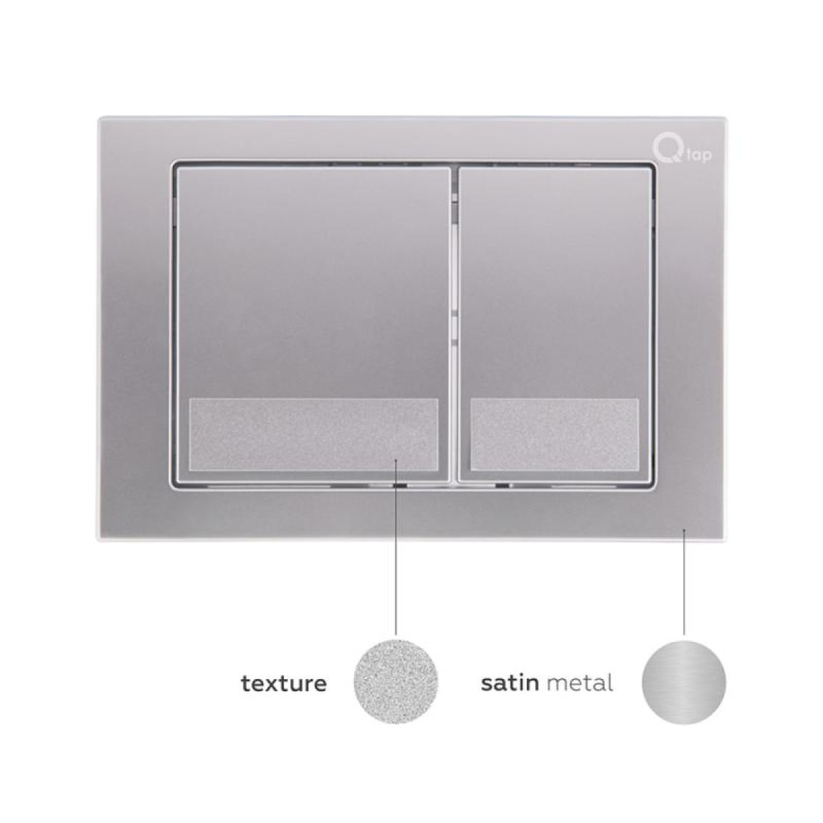 Готове рішення Qtap для ванної кімнати: підвісний унітаз Jay Rimless + комплект інсталяції Nest 4 в 1 (квадратна клавіша Satin)